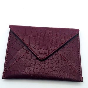 Rachel Miriam burgundy wallet